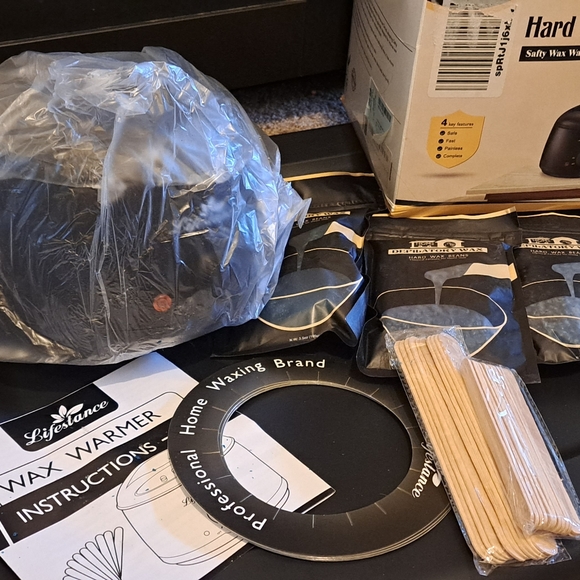 NEW Lifestance Hair Remover Waxing Kit Digital Wax Warmer & 4 Packs Wax Beads - Picture 6 of 10